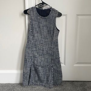 Banana republic shift dress blue Chanel style size 6